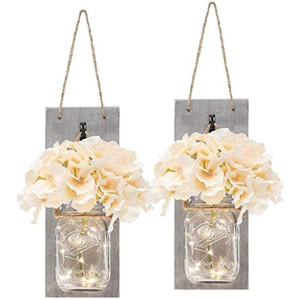 wall lamp 2 pcs practical mason bottle home jar simulation flower garden decorations lamps
wall lamp 2 pcs practical mason bottle home jar simulation flower garden decorations lamps
