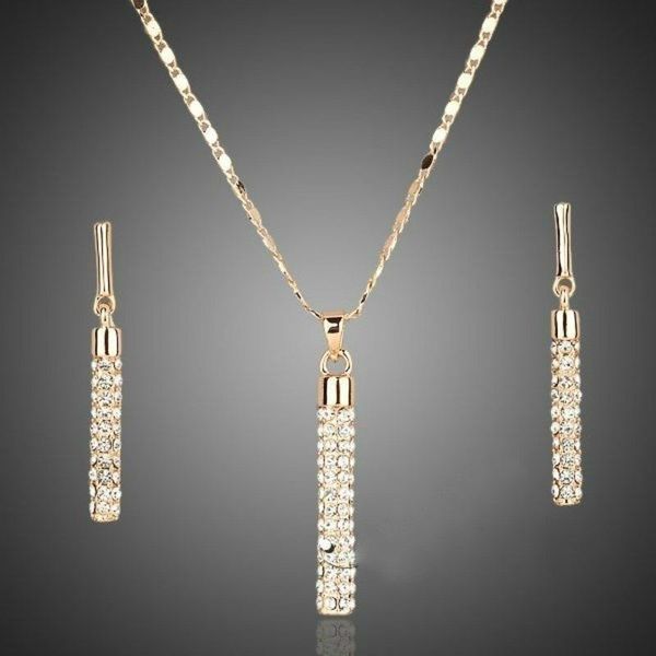 chains full rhinestone pillar pendant necklace trendy sets jewelry for woman bling zircon earrings necklaces party accessory, Silver
chains full rhinestone pillar pendant necklace trendy sets jewelry for woman bling zircon earrings necklaces party accessory, Silver