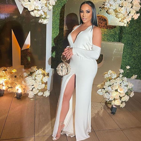 casual dresses dpsde 2021 fashion high street style long dress sleeve deep v pure color open fork floor length, Black;gray
casual dresses dpsde 2021 fashion high street style long dress sleeve deep v pure color open fork floor length, Black;gray