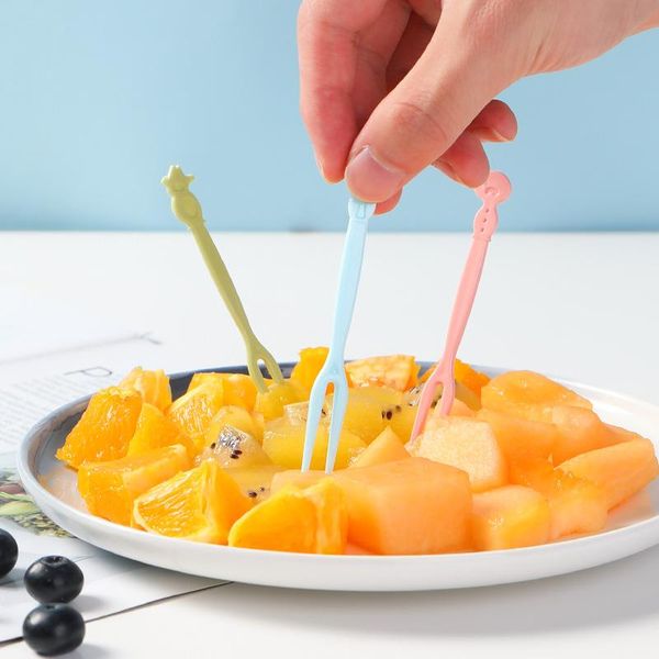 forks 50 piece/1 pack fruit fork cake household plastic cute creative dessert
forks 50 piece/1 pack fruit fork cake household plastic cute creative dessert