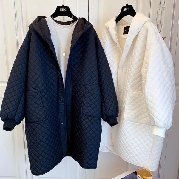 women's trench coats female winter and beginning spring korean style plus size rhombus -length hooded light casual cotton-padded loose, Tan;black
women's trench coats female winter and beginning spring korean style plus size rhombus -length hooded light casual cotton-padded loose, Tan;black