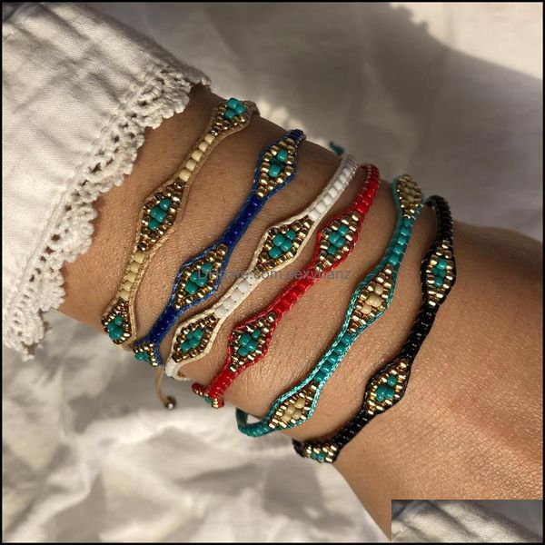 beaded, strands bracelets jewelryboho style friendship hand-woven rope colorf rice bead beaded bracelet retro exotic jewelry drop delivery 2, Black
beaded, strands bracelets jewelryboho style friendship hand-woven rope colorf rice bead beaded bracelet retro exotic jewelry drop delivery 2, Black