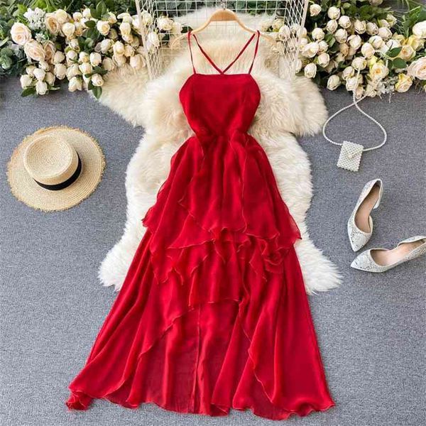seaside holidays spaghetti strap dress spring summer sling women dresses backless irregular long vestidos 6e448 210603, Black;gray
seaside holidays spaghetti strap dress spring summer sling women dresses backless irregular long vestidos 6e448 210603, Black;gray