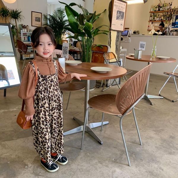 trousers 2021 autumn children's clothing girls' corduroy leopard print suspender pants baby korean style, Blue
trousers 2021 autumn children's clothing girls' corduroy leopard print suspender pants baby korean style, Blue