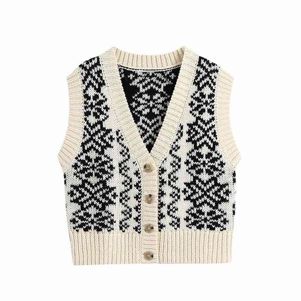 v-neck single-breasted knitted vest women's sweater autumn and winter loose wild sleeveless cardigan 210531, White
v-neck single-breasted knitted vest women's sweater autumn and winter loose wild sleeveless cardigan 210531, White