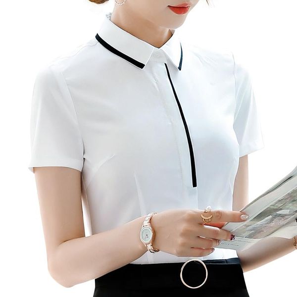 women's blouses & shirts blouse women shirt work elegant white blue office lady female clothing short sleeve slim casual plus size summ
women's blouses & shirts blouse women shirt work elegant white blue office lady female clothing short sleeve slim casual plus size summ