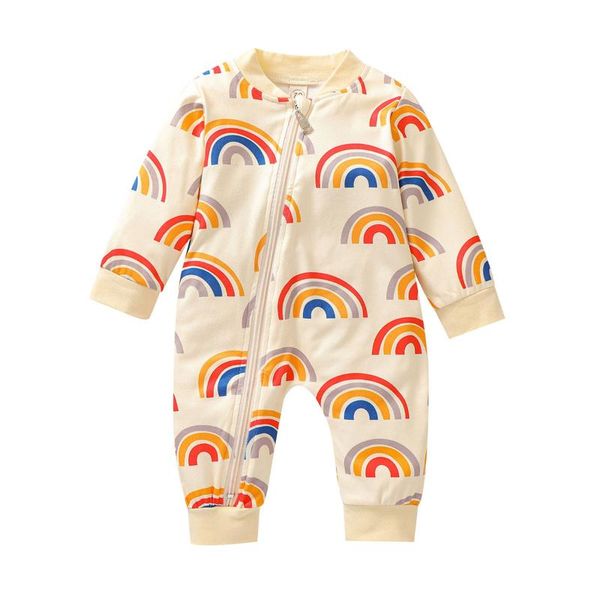 0-24m born baby boy girl spring romper cartoon rainbow print long sleeve zipper one piece cottonclothes jumpsuit jumpsuits, Blue
0-24m born baby boy girl spring romper cartoon rainbow print long sleeve zipper one piece cottonclothes jumpsuit jumpsuits, Blue