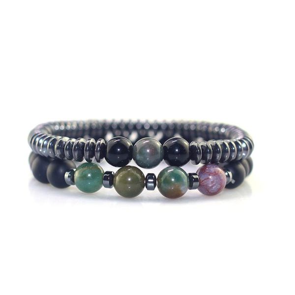 beaded, strands fashion bracelet for men handmade classic strand stone agate frosted combination beaded hematite jewelry, Black
beaded, strands fashion bracelet for men handmade classic strand stone agate frosted combination beaded hematite jewelry, Black