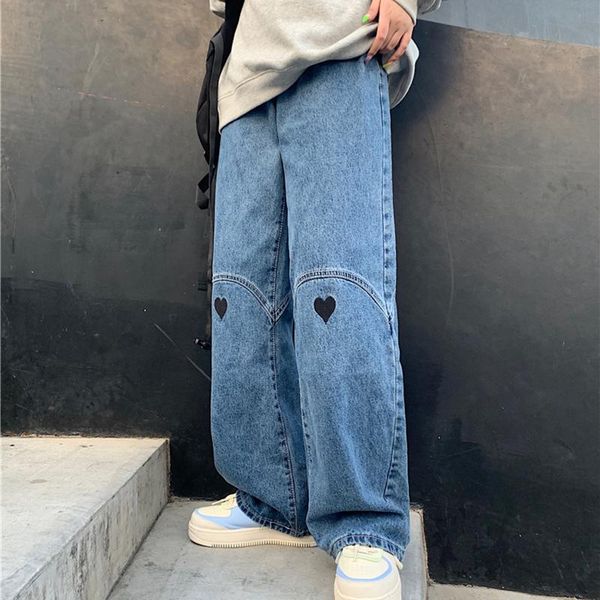 jeans women pants cute heart embroidery denim straight grunge aesthetic y2k trousers streetwear high street hip hop women's, Blue
jeans women pants cute heart embroidery denim straight grunge aesthetic y2k trousers streetwear high street hip hop women's, Blue
