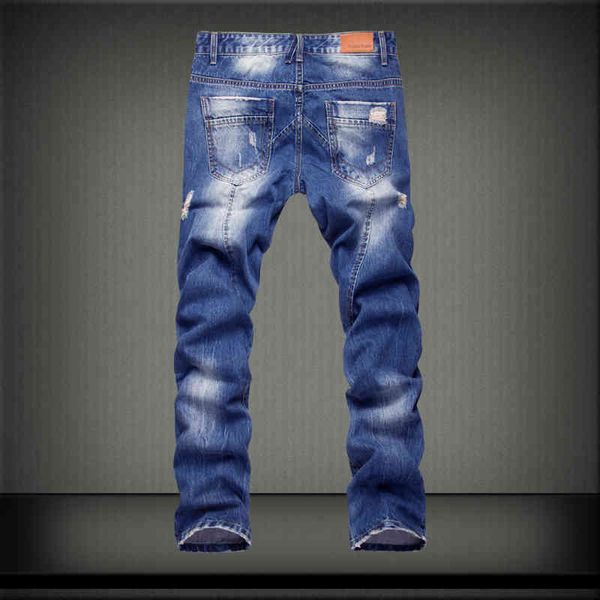 mens new fashion destroyed ripped jeans hip hop biker wash blue denim pants straight slim casual motorcycle jeans_yw_rw
mens new fashion destroyed ripped jeans hip hop biker wash blue denim pants straight slim casual motorcycle jeans_yw_rw