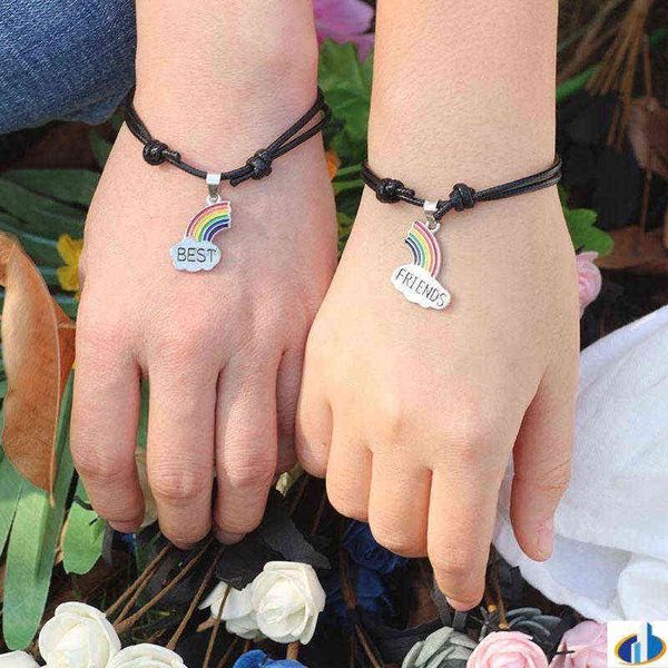 fashion 2 pcs/lots rainbow friend bracelet adjustable friendship couple gift hand wholesale dropshipping, Golden;silver
fashion 2 pcs/lots rainbow friend bracelet adjustable friendship couple gift hand wholesale dropshipping, Golden;silver