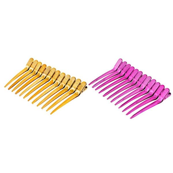 hair clips 24pcs metal alligator clip hairdressing clamp hairpins pointed mouth salon styling tools (rose&gold)
hair clips 24pcs metal alligator clip hairdressing clamp hairpins pointed mouth salon styling tools (rose&gold)