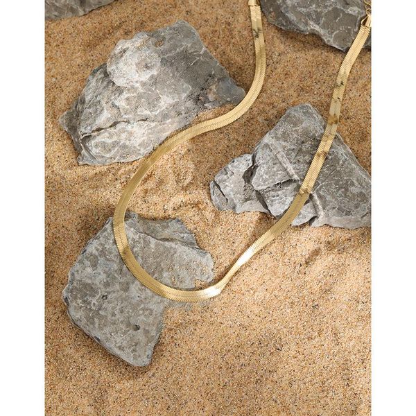 chains ins niche design original sense minimalist flat snake bone chain choker necklace s925 sterling silver female
chains ins niche design original sense minimalist flat snake bone chain choker necklace s925 sterling silver female