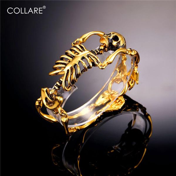 link, chain collare skull bracelet men punk skeleton link stainless steel halloween jewelry gold/black color gothic h187
link, chain collare skull bracelet men punk skeleton link stainless steel halloween jewelry gold/black color gothic h187
