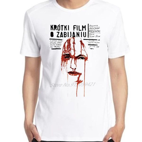 men's t-shirts funny a short film about killing t shirt 80s polish poster oversized tee shirts graphic harajuku men clothing, White;black
men's t-shirts funny a short film about killing t shirt 80s polish poster oversized tee shirts graphic harajuku men clothing, White;black