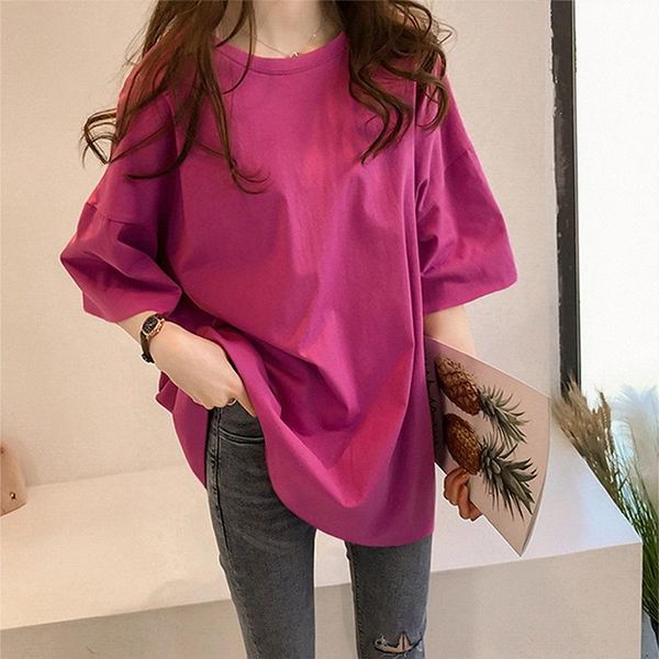 women's t-shirt harajuku summer t-shirts women solid simple all-match half sleeve loose student tees white female y2k oversized t s
women's t-shirt harajuku summer t-shirts women solid simple all-match half sleeve loose student tees white female y2k oversized t s