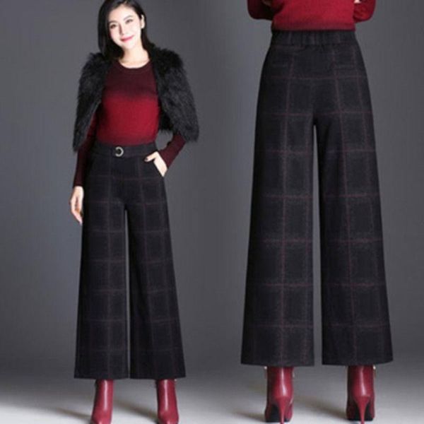 women's pants & capris striped women wide leg woolen thick warm fashion autumn winter trousers elastic high waist female casual loose p, Black;white
women's pants & capris striped women wide leg woolen thick warm fashion autumn winter trousers elastic high waist female casual loose p, Black;white