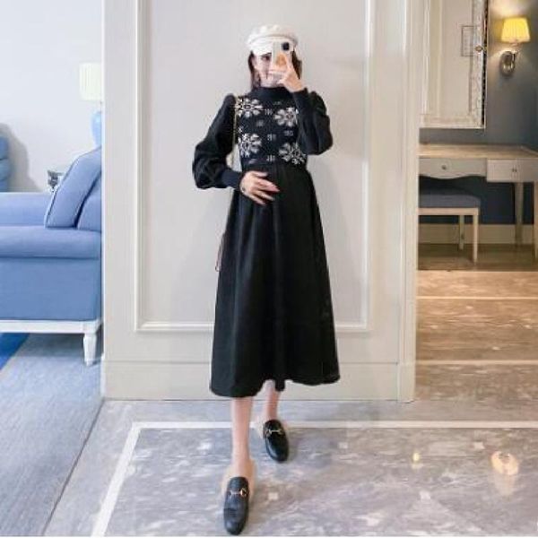 maternity dresses knitted dress thick winter woman pregnant clothes warm pregnancy gown pography po shoot, White
maternity dresses knitted dress thick winter woman pregnant clothes warm pregnancy gown pography po shoot, White