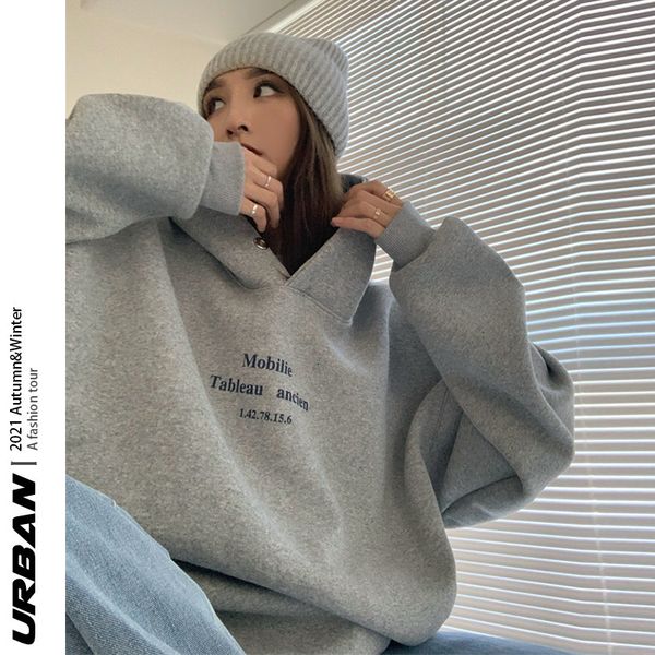 hoodies wei yi chao brand minority oversize girls' autumn and winter hoodie coat korean loose casual, Black
hoodies wei yi chao brand minority oversize girls' autumn and winter hoodie coat korean loose casual, Black