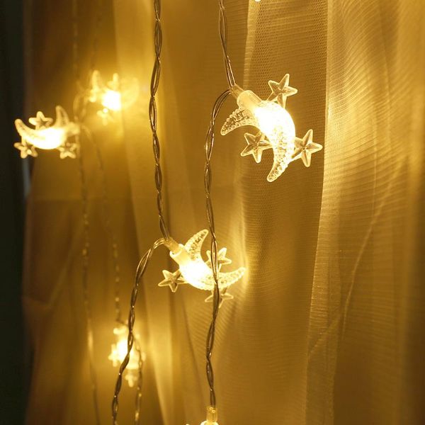 1.6m led moon lights chain star fairy garland string for year christmas wedding home indoor room decoration light strings
1.6m led moon lights chain star fairy garland string for year christmas wedding home indoor room decoration light strings