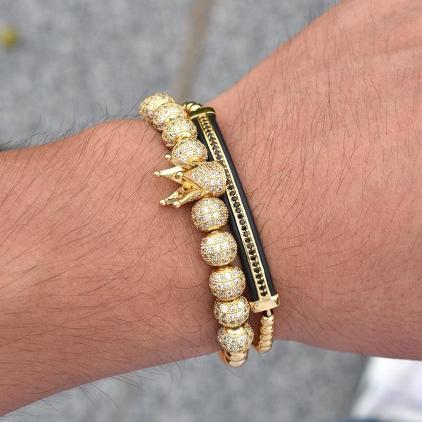 charm bracelets nine forever jewelry crown bracelet men copper beads macrame for women pulseira feminina masculina bileklik, Golden;silver
charm bracelets nine forever jewelry crown bracelet men copper beads macrame for women pulseira feminina masculina bileklik, Golden;silver