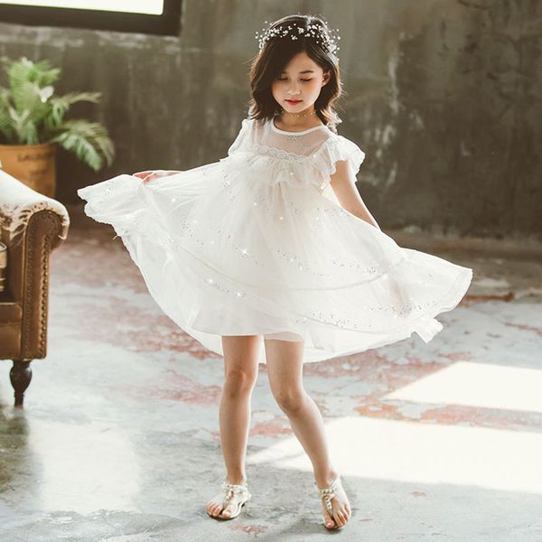 summer dresses for girls sequin girl child pricness dress lace flower dress for kids cute style kids costume, Red;yellow
summer dresses for girls sequin girl child pricness dress lace flower dress for kids cute style kids costume, Red;yellow