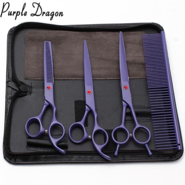 4pcs 7 inch purple dragon stainless hairdresser for mascotas cutting shears thinning scissors grooming-for-dog pets scissors1
4pcs 7 inch purple dragon stainless hairdresser for mascotas cutting shears thinning scissors grooming-for-dog pets scissors1