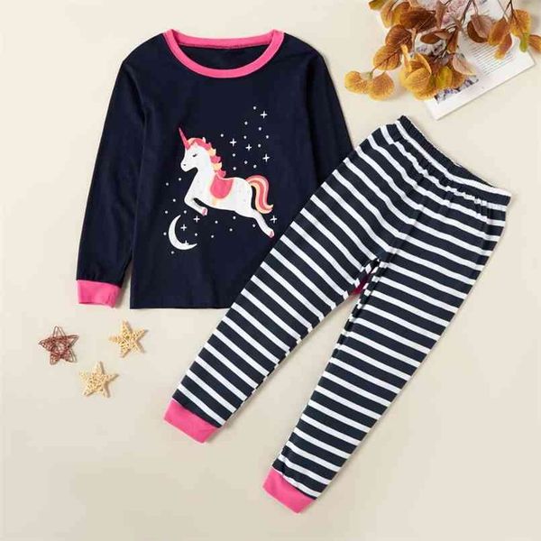 spring and autumn fashionable unicorn moon stars print long-sleeve tee striped pants set kids girl clothes 210528, White
spring and autumn fashionable unicorn moon stars print long-sleeve tee striped pants set kids girl clothes 210528, White