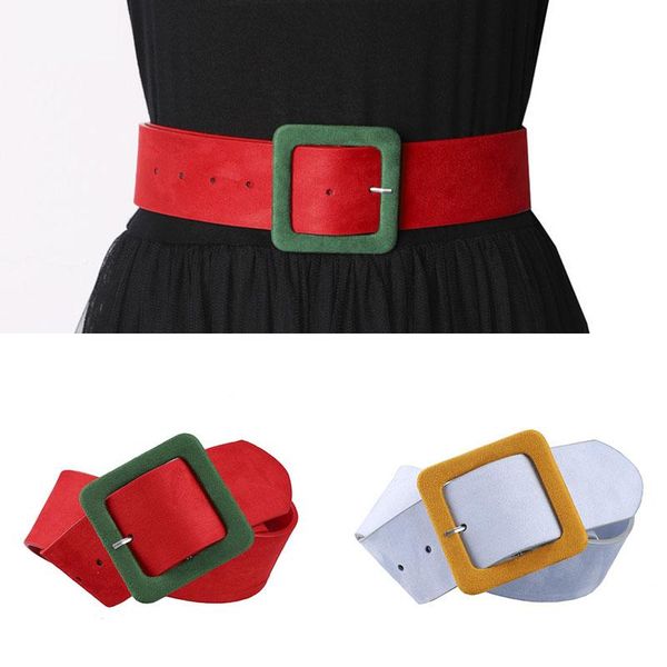 1pcs fashion suede leather straps women belt with square pin buckle dress decorative wide waist vintage waistband for coat belts, Black;brown
1pcs fashion suede leather straps women belt with square pin buckle dress decorative wide waist vintage waistband for coat belts, Black;brown
