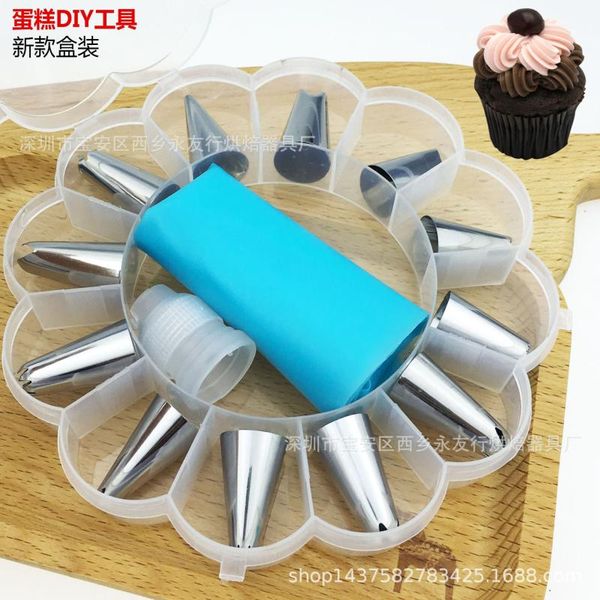 baking & pastry tools boxed diy tool set 14 pieces soluble bean cake decorating supplies mouth bag combination
baking & pastry tools boxed diy tool set 14 pieces soluble bean cake decorating supplies mouth bag combination