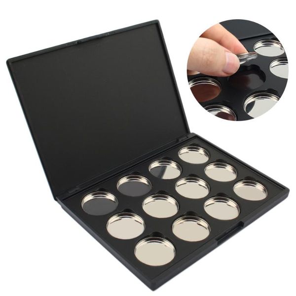 storage bottles & jars 2021 empty 26mm 12 colors magnetic black eyeshadow pallet with metal pan box case 10pcs
storage bottles & jars 2021 empty 26mm 12 colors magnetic black eyeshadow pallet with metal pan box case 10pcs