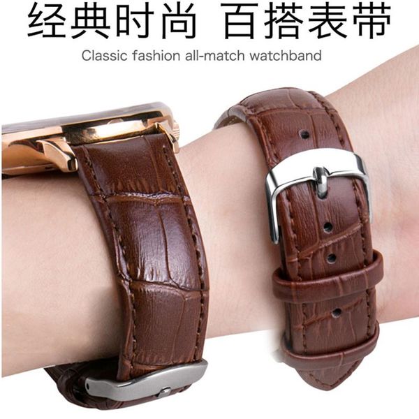 watch bands genuine leather watchbands 16mm 18mm 19mm 20mm steel pin buckle band strap wrist belt bracelet + tool, Black;brown
watch bands genuine leather watchbands 16mm 18mm 19mm 20mm steel pin buckle band strap wrist belt bracelet + tool, Black;brown