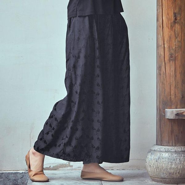 women's pants & capris to oak early autumn jacquard art wide leg casual elastic waist women r20569, Black;white
women's pants & capris to oak early autumn jacquard art wide leg casual elastic waist women r20569, Black;white