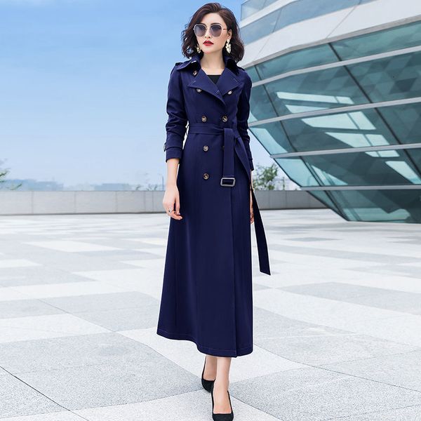 women's trench coats women coat spring long loose outerwear with belt khaki fashion double-breasted simple classic femme windbreaker, Tan;black
women's trench coats women coat spring long loose outerwear with belt khaki fashion double-breasted simple classic femme windbreaker, Tan;black