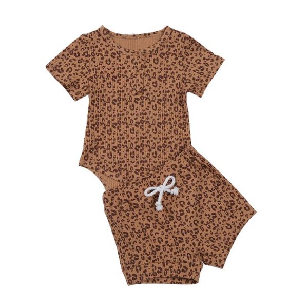 clothing sets born boy infant baby sleepwear ribbed leopard print romper shorts outfits girl summer clothes set, White
clothing sets born boy infant baby sleepwear ribbed leopard print romper shorts outfits girl summer clothes set, White