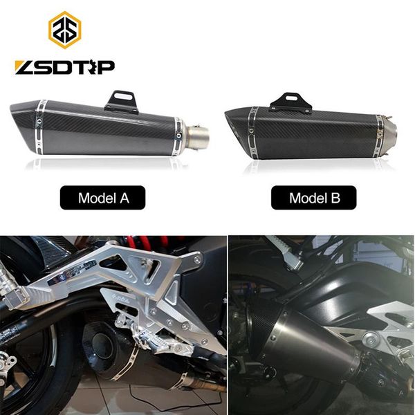 motorcycle exhaust system zsdtrp carbon fiber ak motorbike muffler with db killer for cbr1000 r6 z750 z800 er6n tmax530
motorcycle exhaust system zsdtrp carbon fiber ak motorbike muffler with db killer for cbr1000 r6 z750 z800 er6n tmax530