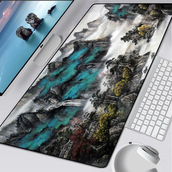 mouse pads & wrist rests 90x40cm landscape flower painting gaming xxl large pad gamer computer mousepad durable rubber carpet for keyboard d
mouse pads & wrist rests 90x40cm landscape flower painting gaming xxl large pad gamer computer mousepad durable rubber carpet for keyboard d