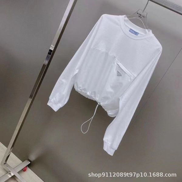 brand t shirt and polos european goods 21 early spring new round neck loose leisure long sleeve triangular standard lace, White
brand t shirt and polos european goods 21 early spring new round neck loose leisure long sleeve triangular standard lace, White