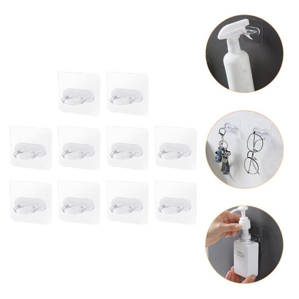 hooks & rails 1 set 10pcs bathroom drilling self-adhesive storage (transparent)
hooks & rails 1 set 10pcs bathroom drilling self-adhesive storage (transparent)