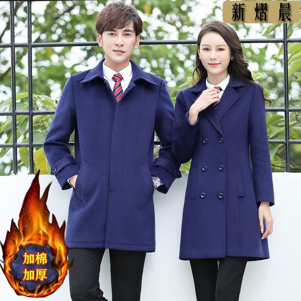 women's wool & blends 2021 woolen overcoat mid-length work clothes autumn winter jacket men women celebrity /40, Black
women's wool & blends 2021 woolen overcoat mid-length work clothes autumn winter jacket men women celebrity /40, Black