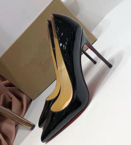 women red heels shoes pointed toe high heels wedding shoes 12cm thin heels basic plus size women shoes, Black
women red heels shoes pointed toe high heels wedding shoes 12cm thin heels basic plus size women shoes, Black