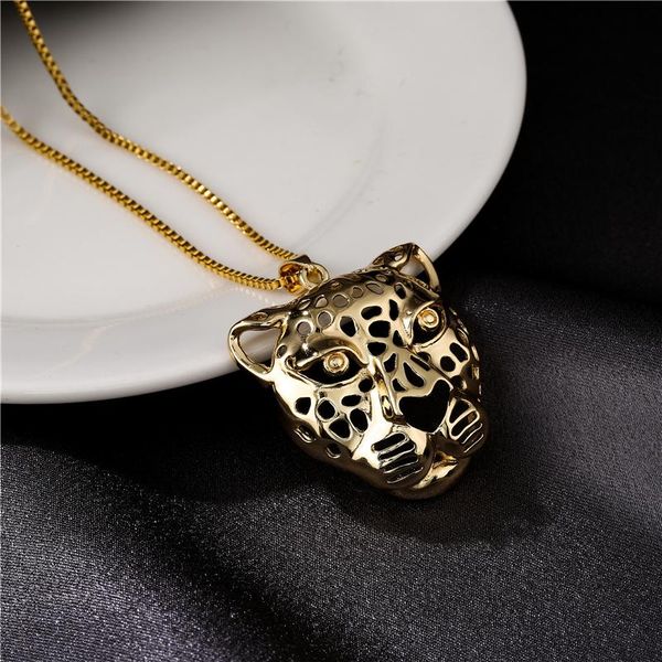 pendant necklaces 2021 fashion gold color hollow design leopard necklace for women men statement hip hop jewelry punk, Silver
pendant necklaces 2021 fashion gold color hollow design leopard necklace for women men statement hip hop jewelry punk, Silver