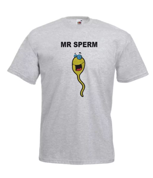 mr sperm funny hen stag xmas gift idea men women t shirts multi-color s-2xl, White;black
mr sperm funny hen stag xmas gift idea men women t shirts multi-color s-2xl, White;black