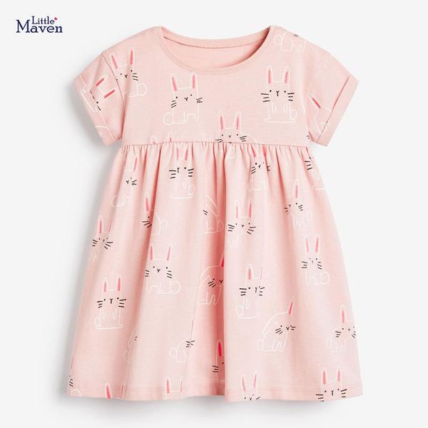little maven 2021 summer baby girls clothes toddler cotton animal print cat pink casual brand dresses for kids 2-7 years girl's, Red;yellow
little maven 2021 summer baby girls clothes toddler cotton animal print cat pink casual brand dresses for kids 2-7 years girl's, Red;yellow