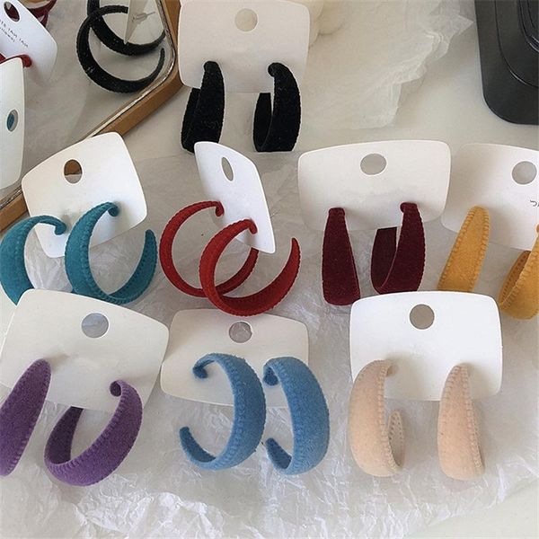 fashion trend big earring geometric earrings temperament women jewelry velvet colorful hoop round drop stud, Golden;silver
fashion trend big earring geometric earrings temperament women jewelry velvet colorful hoop round drop stud, Golden;silver