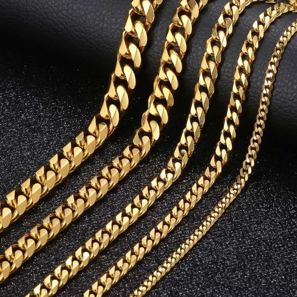 basic punk stainless steel curb cuban necklace for men women gold color link chain choker solid metal jewelry 18-36inch knm08a chains, Silver
basic punk stainless steel curb cuban necklace for men women gold color link chain choker solid metal jewelry 18-36inch knm08a chains, Silver