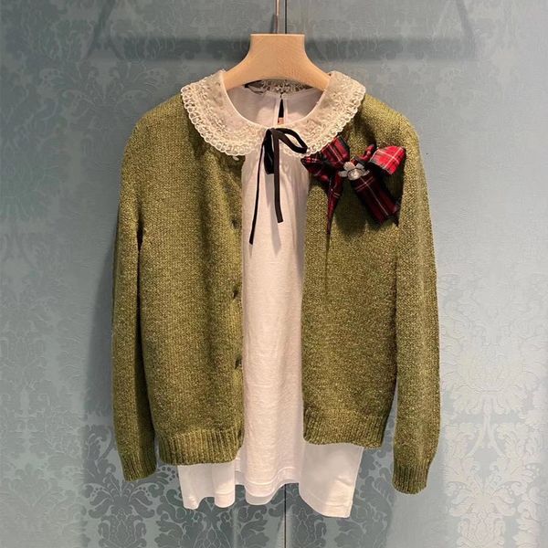 sweater 2021 autumn and winter college wind age reduction loose lazy rhinestone bow knitted cardigan 2gn6, White;black
sweater 2021 autumn and winter college wind age reduction loose lazy rhinestone bow knitted cardigan 2gn6, White;black