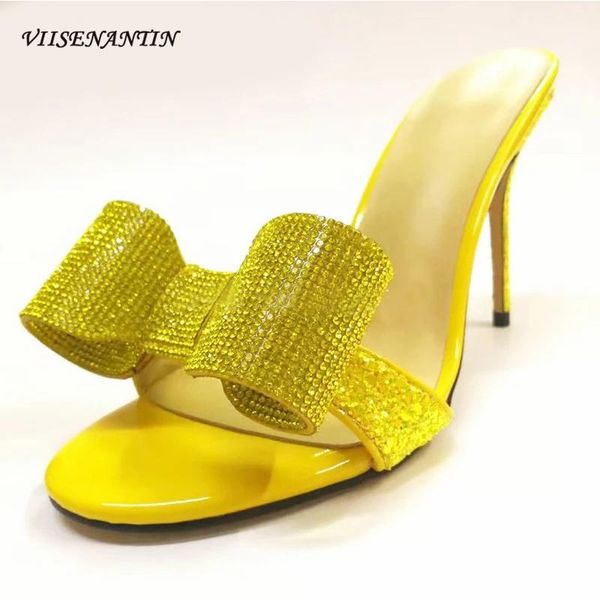 slippers high heel female summer 2021 bow knot rhinestone temperament fashion all-match thick sandals and, Black
slippers high heel female summer 2021 bow knot rhinestone temperament fashion all-match thick sandals and, Black