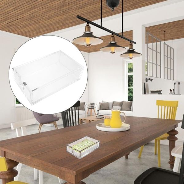 tissue boxes & napkins 1pc acrylic holder tray napkin storage box for home party banquet
tissue boxes & napkins 1pc acrylic holder tray napkin storage box for home party banquet