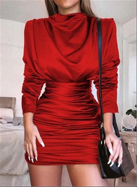 womens dress satin turtleneck mini casual women long sleeve pleated autumn bodycon winter short party w3, Black;gray
womens dress satin turtleneck mini casual women long sleeve pleated autumn bodycon winter short party w3, Black;gray